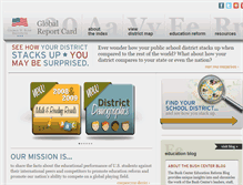 Tablet Screenshot of globalreportcard.org